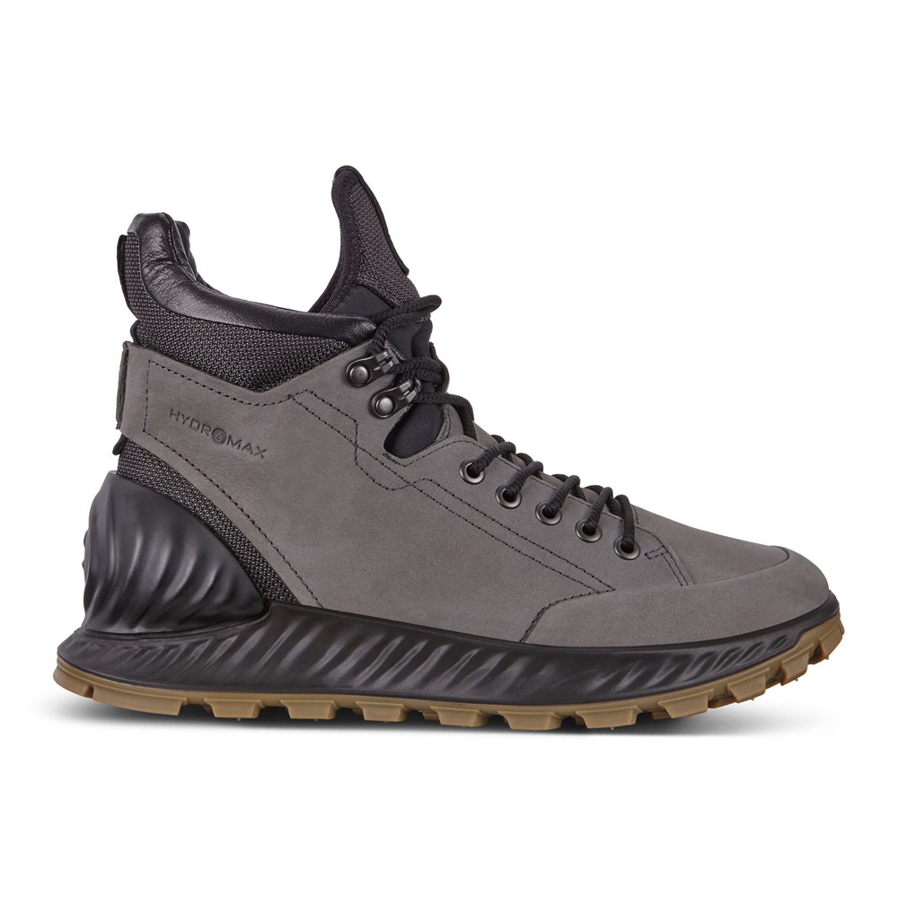 Tenis De Montaña Hombre - ECCO Exostrike Hydromax - Grises Oscuro - YXF614983